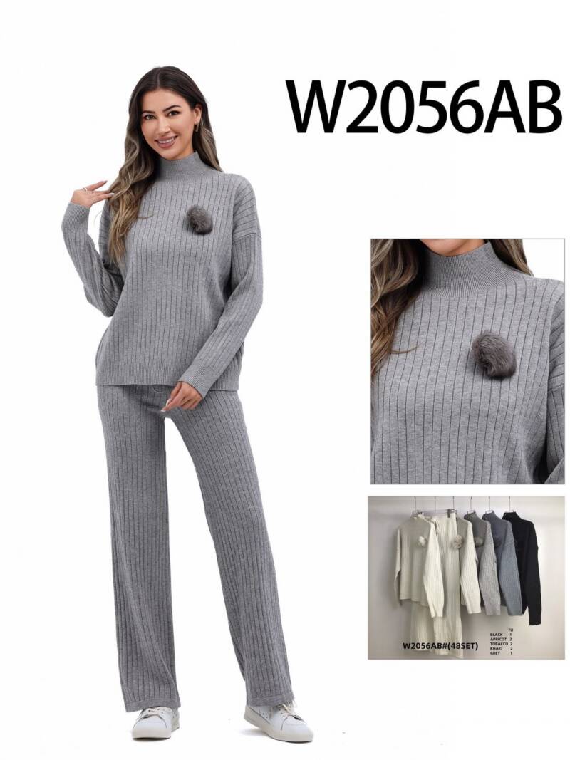 Komplet  damska (Francja produkt) Roz Standard, Mix Kolor .Paczka 8 szt